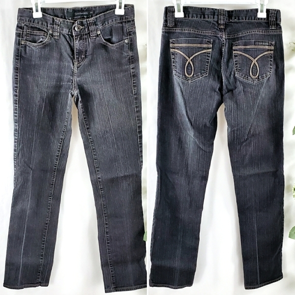 CLOSET CLOSING! Calvin Klein • Mid-rise Skinny Faded Steel Blue jeans - Picture 1 of 9